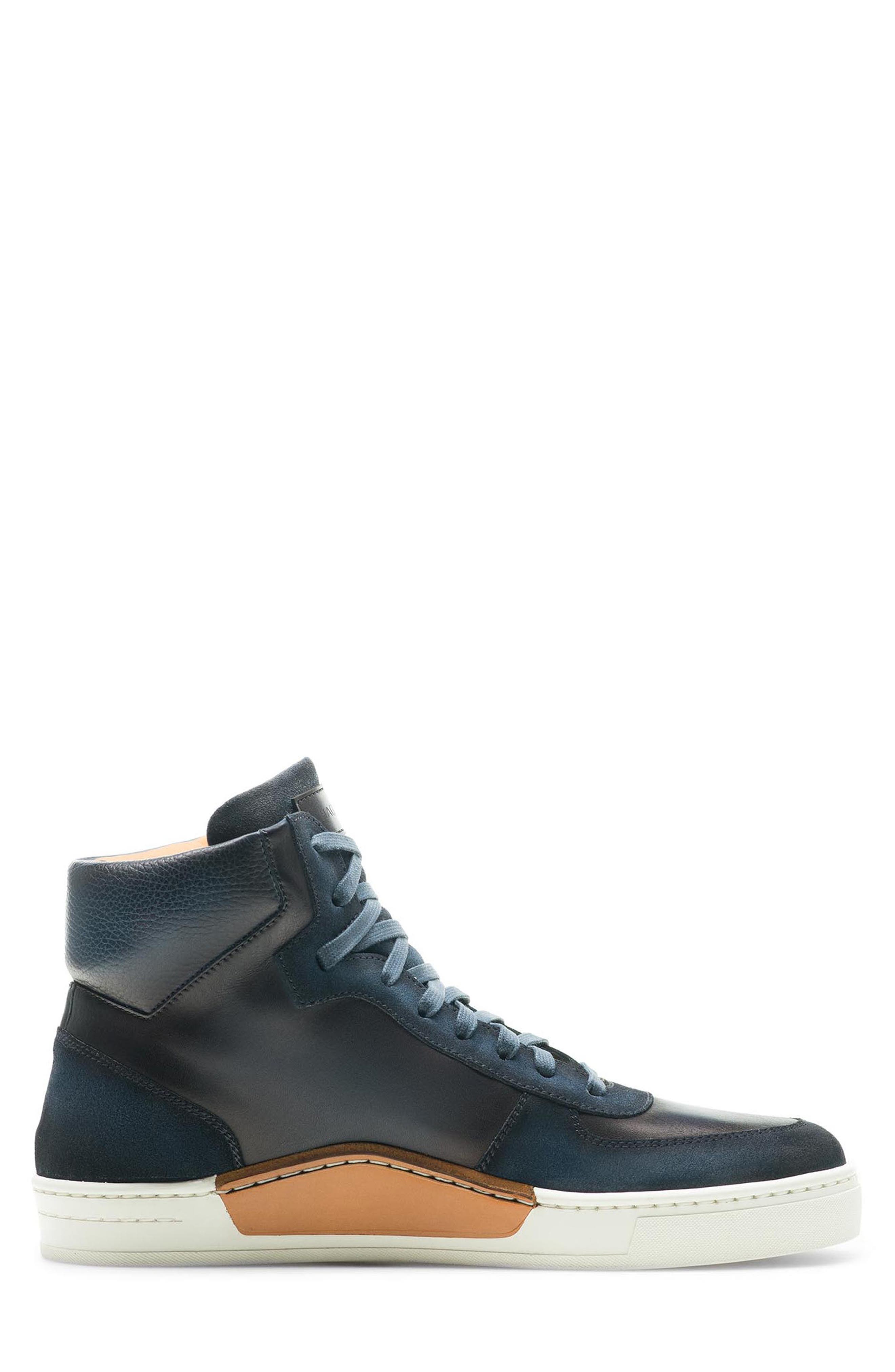 Magnanni Rubio Leather Sneaker, Alternate, color, 