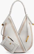 Donna Karan New York Baldwin Mini Crochet-Trimmed Shoulder Bag
