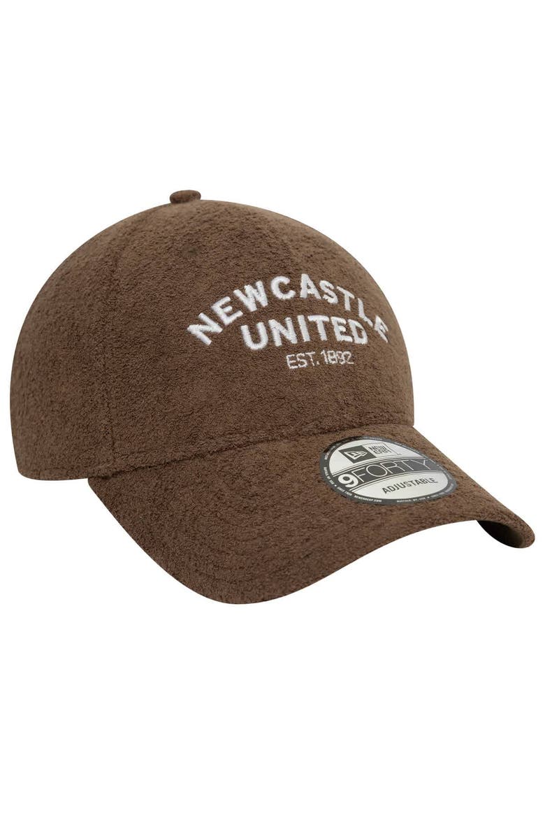 New Era Men's New Era Brown Newcastle United Terry Cloth Adjustable 9FORTY Hat, Alternate, color, 