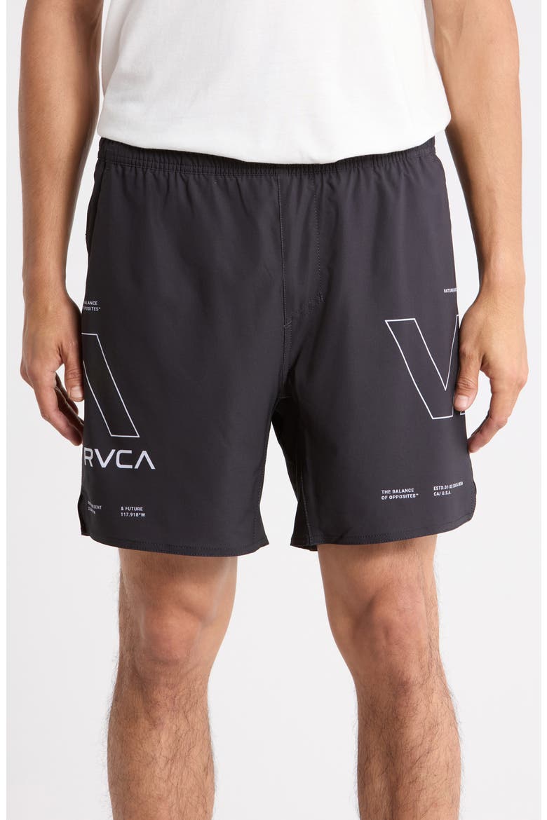 Yogger 2-in-1 Shorts, Main, color, RVCA BLACK
