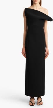 Khaite Cato Double Face Crepe Dress
