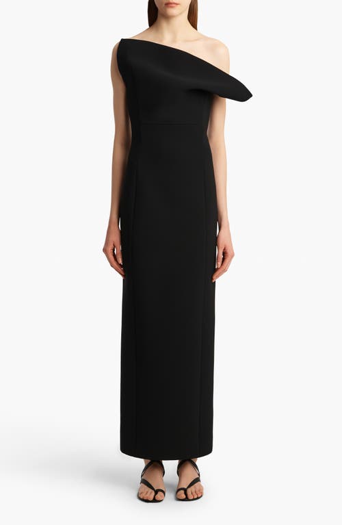 Khaite Cato Double Face Crepe Long Dress
