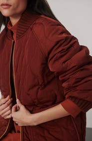 Varley Serina Reversible Quilted Bomber Jacket