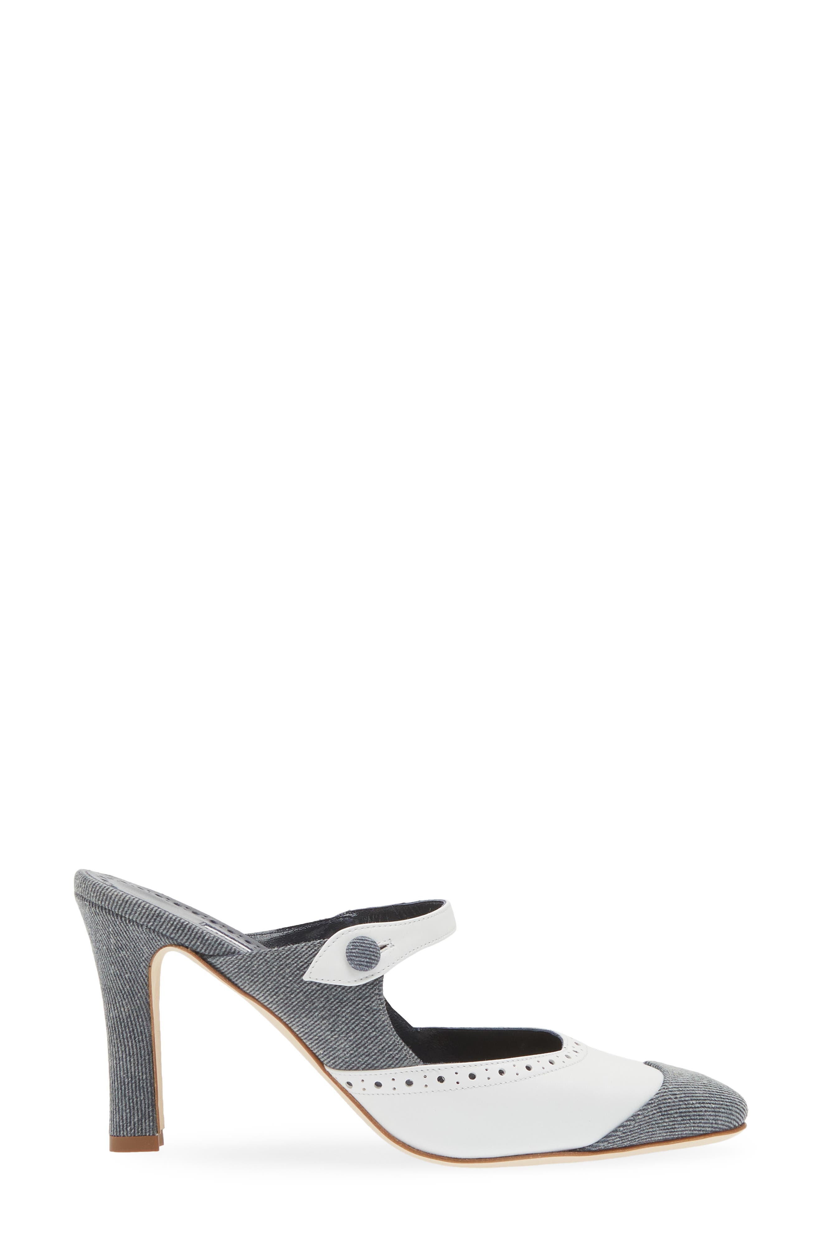 Manolo Blahnik Agathanu Spectator Mary Jane Mule, Alternate, color, 