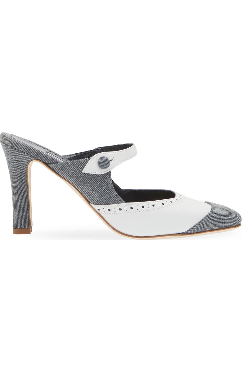 Manolo Blahnik Agathanu Spectator Mary Jane Mule, Alternate, color,