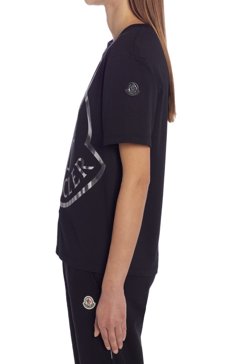 Moncler Oversize Logo Graphic Tee, Alternate, color, 