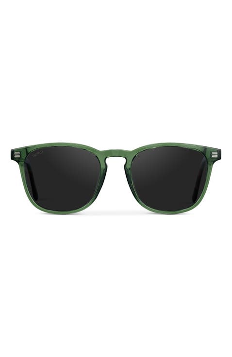 Nick - 51mm Polarized Rounded Square Sunglasses
