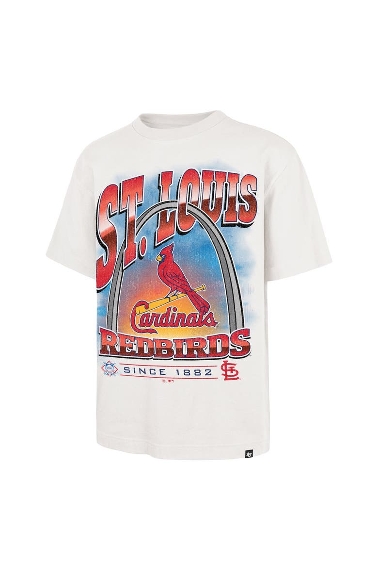 Men's '47 White St. Louis Cardinals Regional Upland Foundation T-Shirt, Alternate, color, White