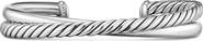 David Yurman Crossover Two Row Cuff Bracelet in Sterling Silver, 10.7mm