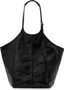 AllSaints Siloh Overspill Leather Tote