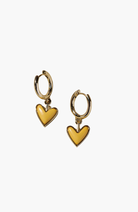 Sweetheart Huggie Earrings