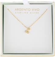 ARGENTO VIVO Pav Cherry Pendant Necklace
