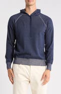 Bugatchi Raglan Sleeve Cotton Hoodie