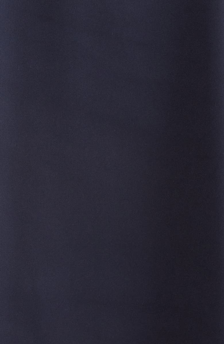 Simone Perele Lace Trim Satin Chemise, Alternate, color, Full Moon