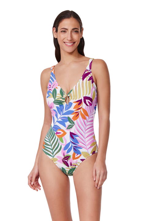 Costa Del Sol V-Neck One Piece