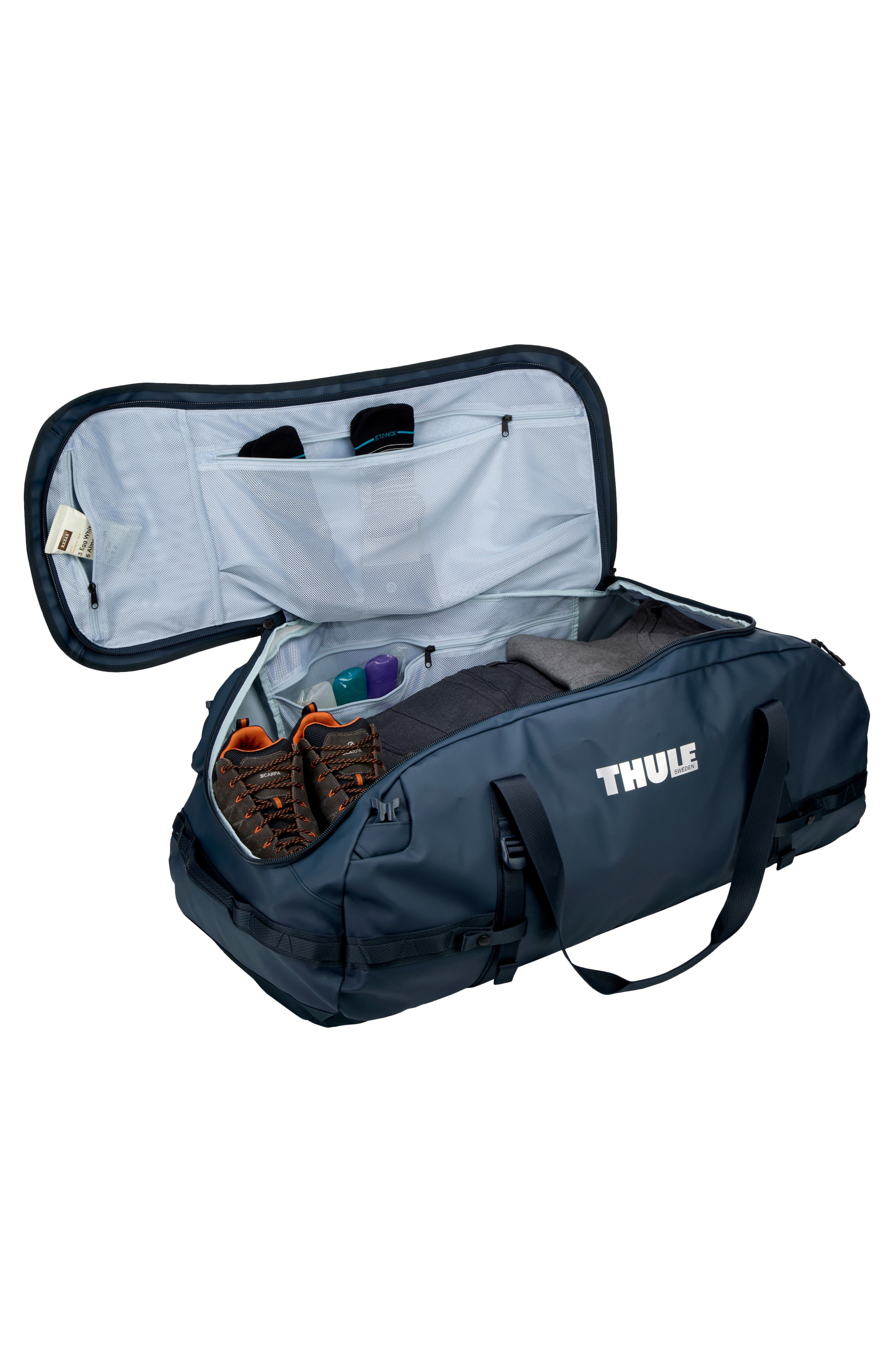 Chasm 130-Liter Duffle Bag, Alternate, color, DARKEST BLUE