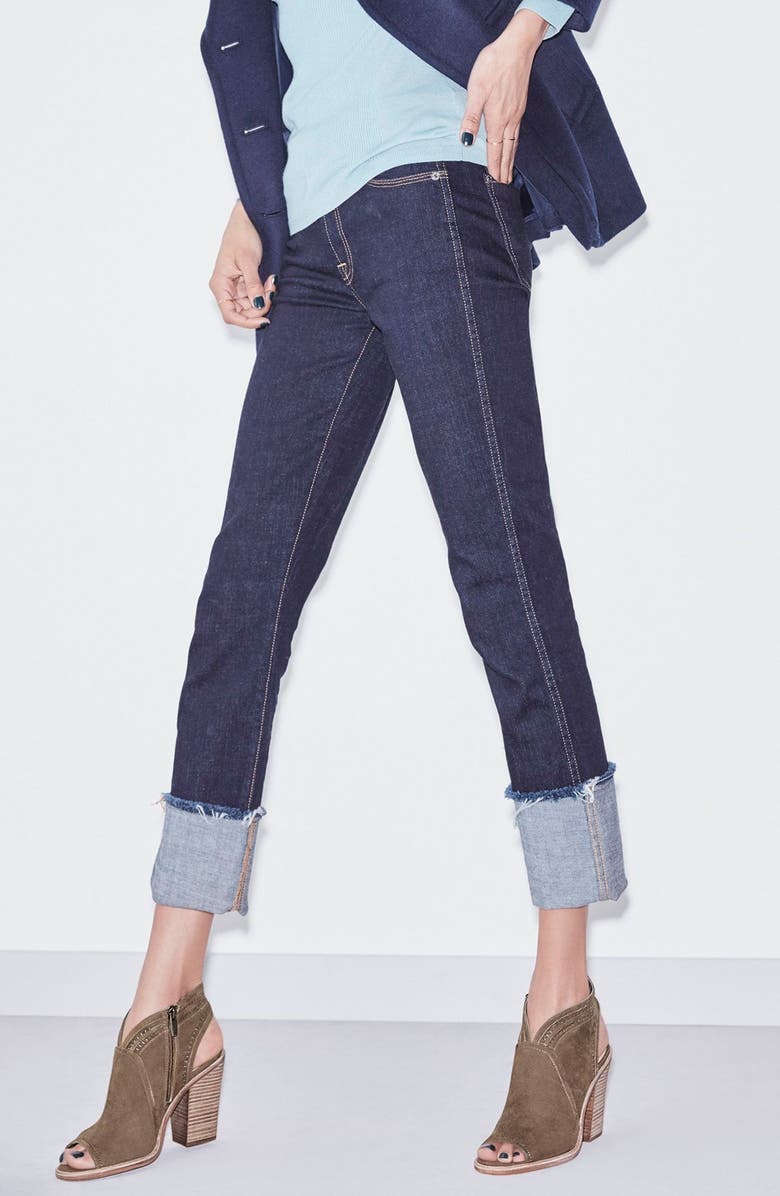 Vince Camuto 'Koral' Perforated Open Toe Bootie, Alternate, color,