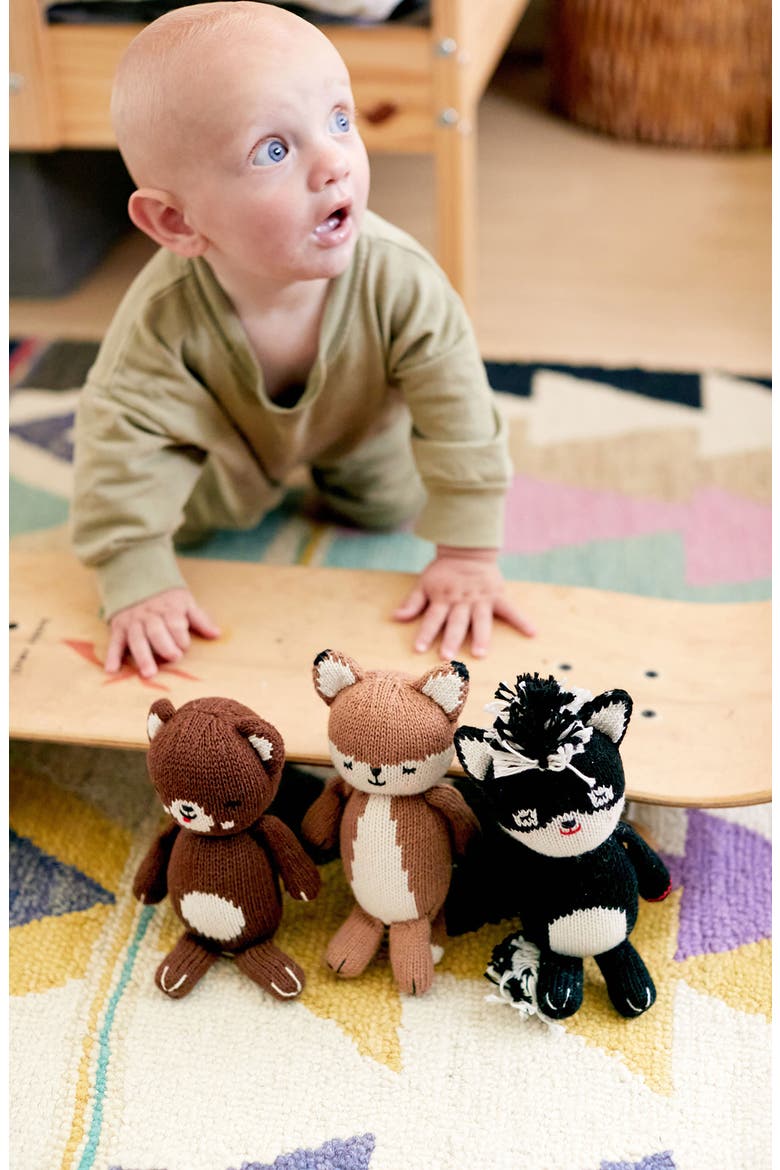 Baby Fox Stuffed Animal, Alternate, color, ALMOND