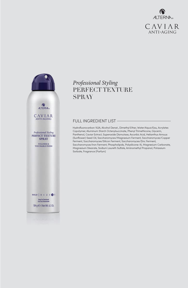 ALTERNA<sup>®</sup> Caviar Anti-Aging Perfect Texture Finishing Spray, Alternate, color, 