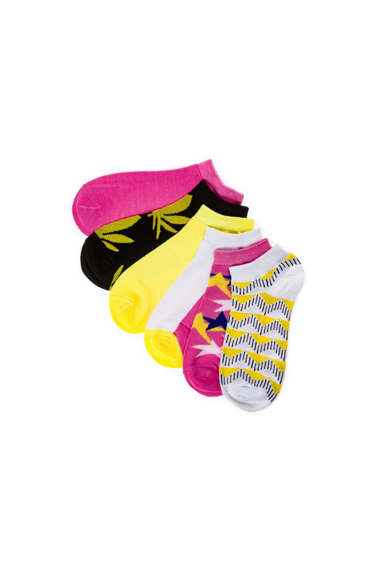 Women's 6-Pack Low-Cut Ankle Socks, Alternate, color, Zippy Flaxen