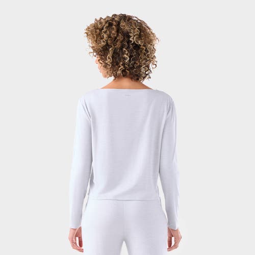 Tavi Brushed Tec Knit Long Sleeve In Gray