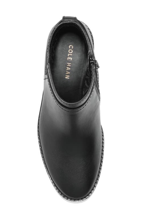Cole Haan Rosalyn Waterproof Ankle Strap Bootie In Black