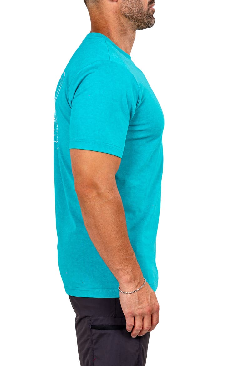 Marthyr Cotton Blend T-Shirt, Alternate, color, GREEN