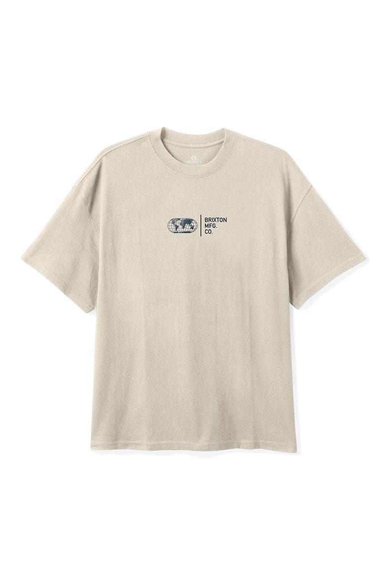 Union Relaxed Fit Heavyweight Cotton Graphic T-Shirt, Alternate, color, CREAM CLASSIC WASH