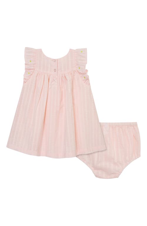 LITTLE ME LITTLE ME DAISY EMBROIDERED EYELET SUNDRESS & BLOOMERS SET