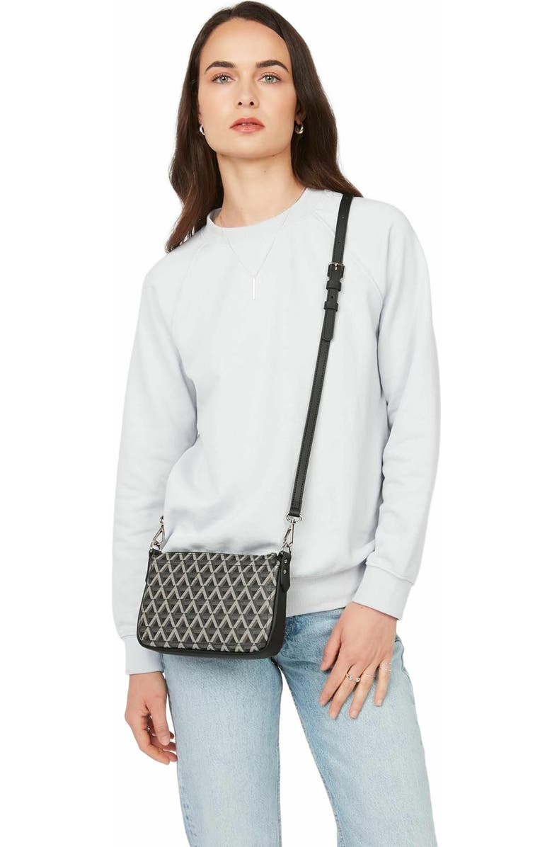 Lancaster Zipped Pouch S Ikon, Alternate, color, Noir