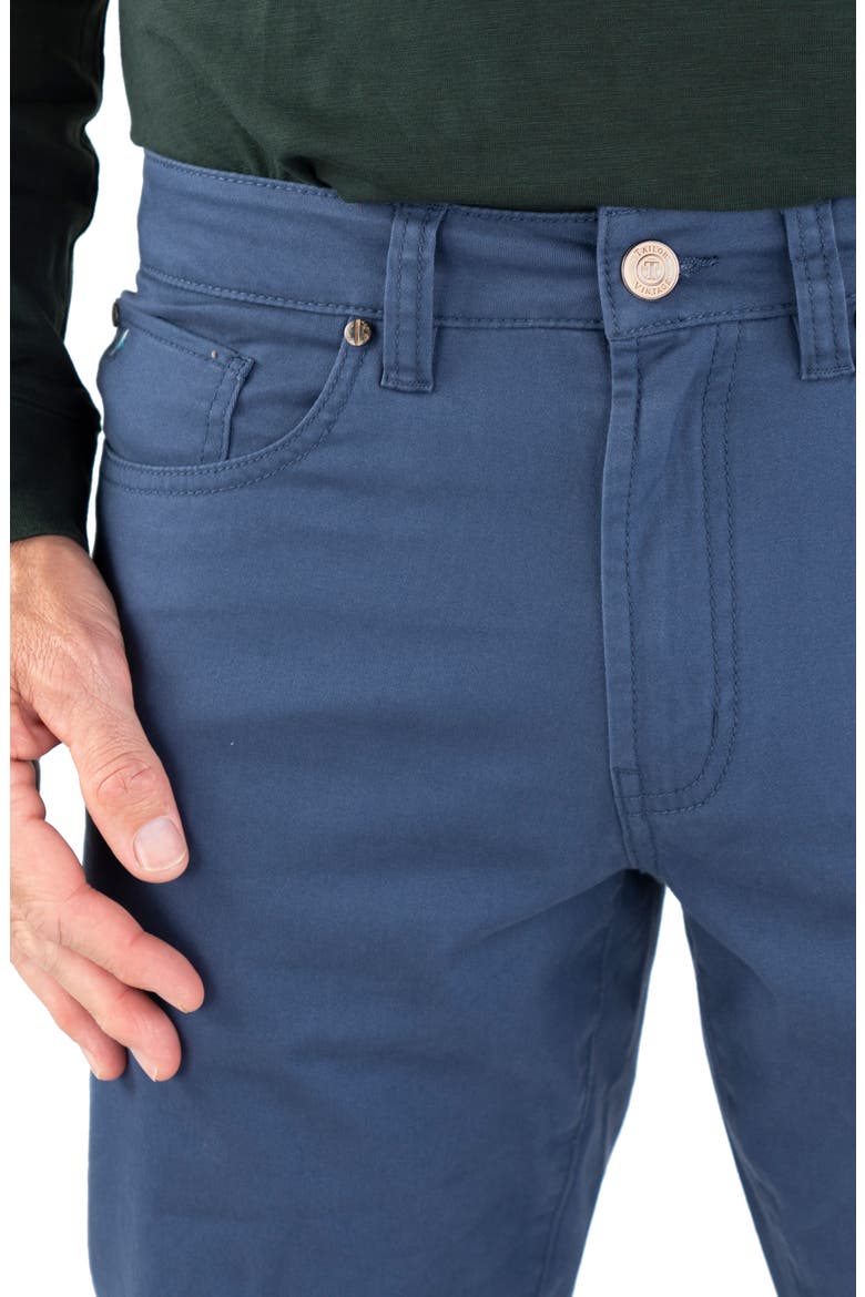 Straight Leg Stretch Cotton Twill Pants, Alternate, color, SARGASSO