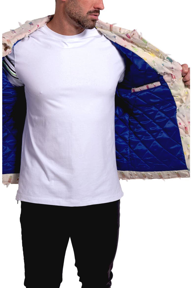 Ascension 0013 Lined Denim Jacket, Alternate, color, IVORY/BROWN