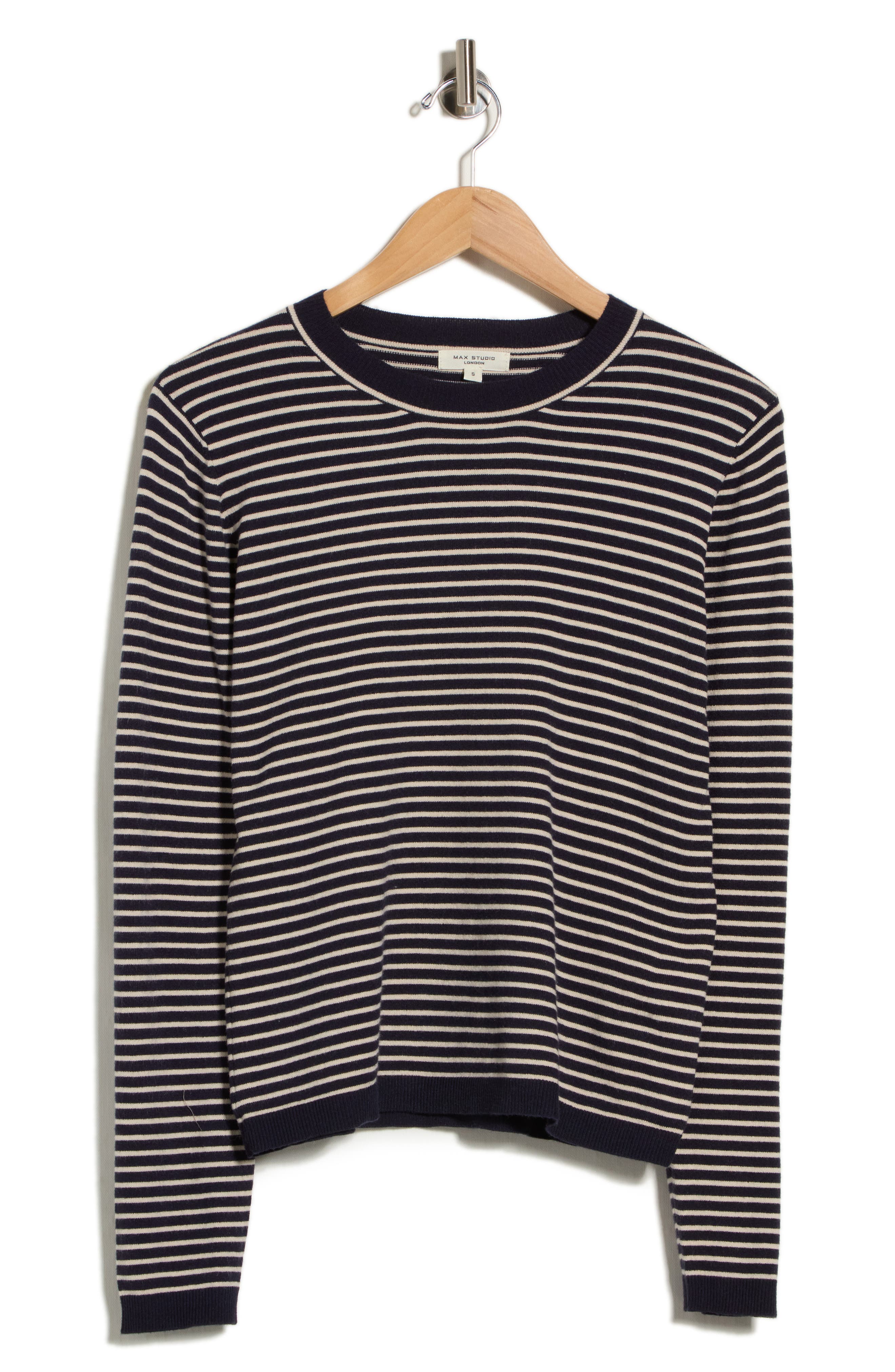 selected NAVY / BONE STRIPE