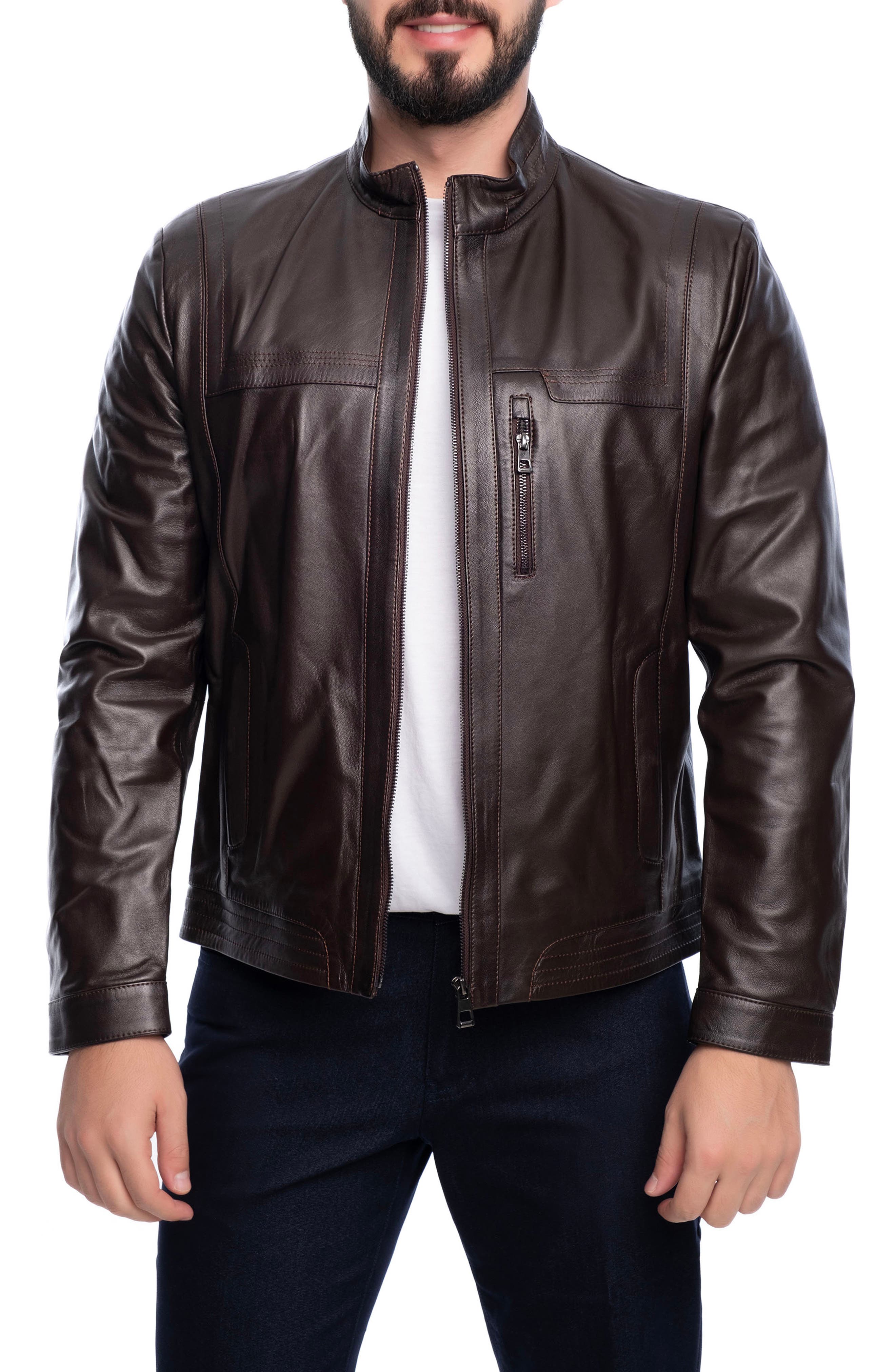 Lisbon Leather Jacket - image 5