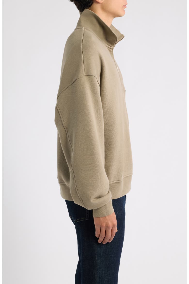 Pavillion Quarter-Zip Pullover, Alternate, color, TRAIL MD TAN BROWN