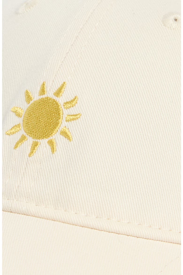 Soleil Baseball Cap, Alternate, color, CREAM