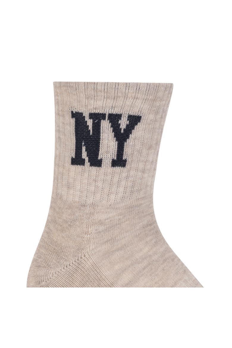 6-Pack Assorted Terry Quarter Crew Socks, Alternate, color, IVORY