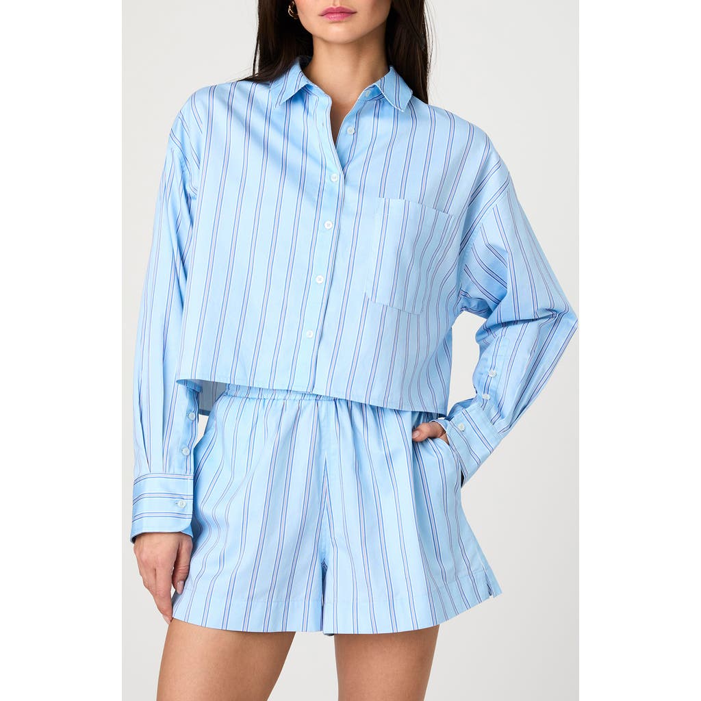 French Connection Lorenzo Stripe Cropped Shirt
