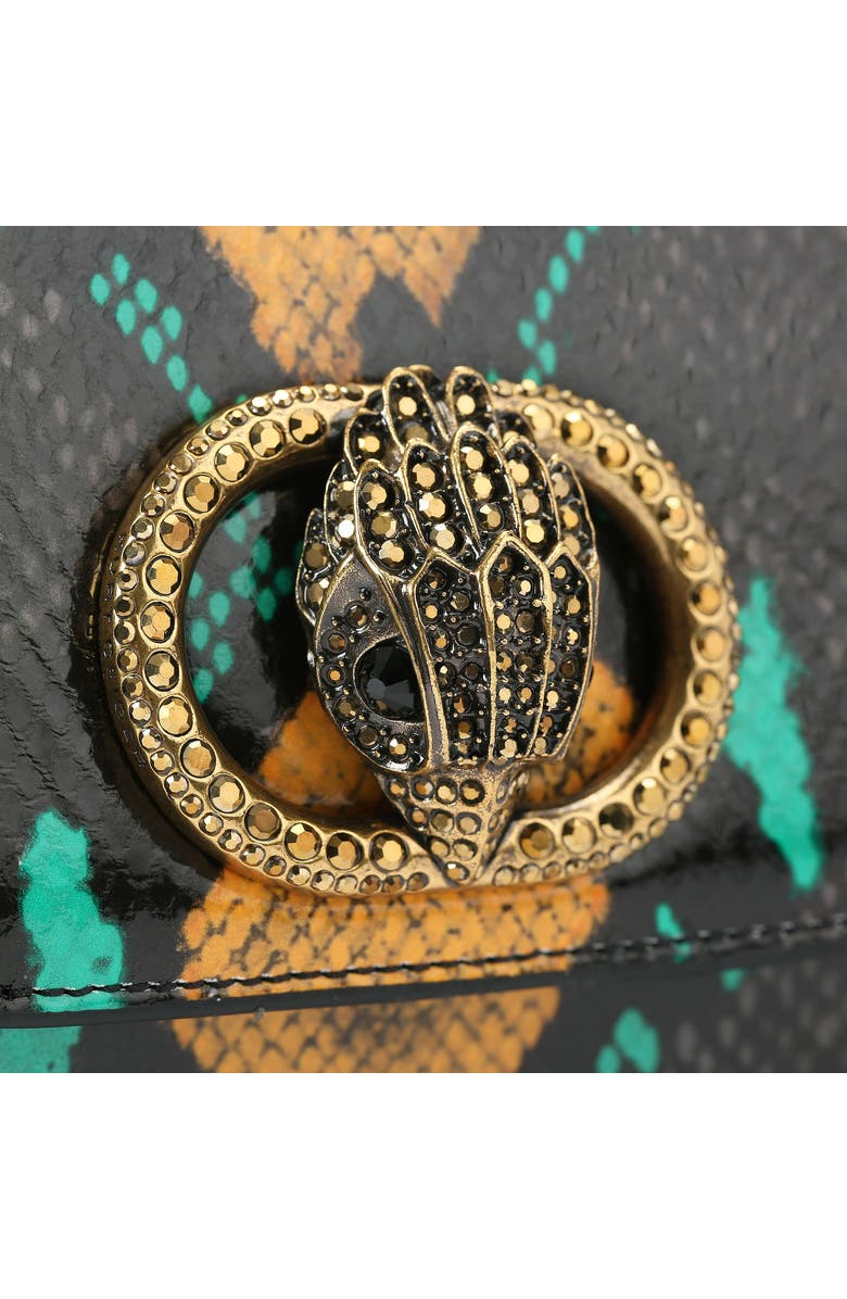 Kurt Geiger London Small Chelsea Snake Embossed Leather Crossbody Bag, Alternate, color,