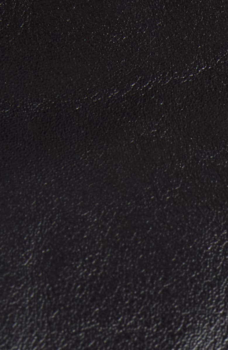 Givenchy Trapeze Leather Biker Jacket, Alternate, color, Black