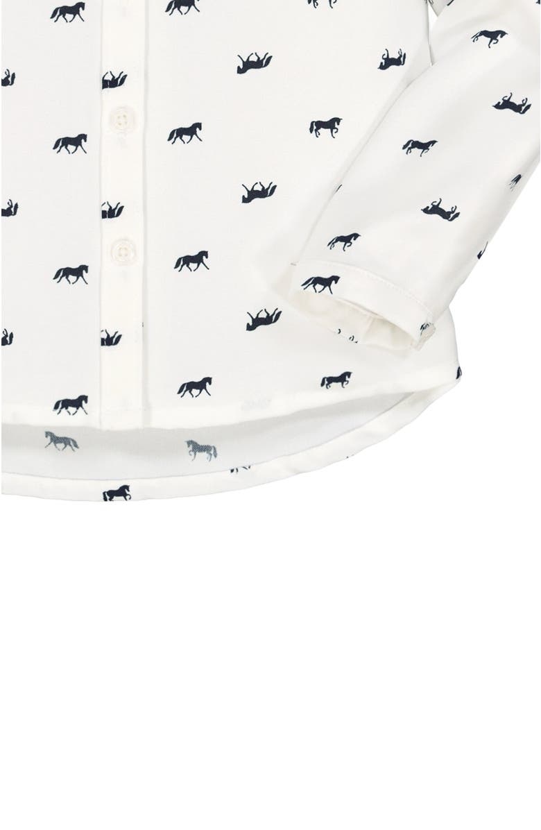 Hope & Henry Baby Girls' Peter Pan Collar Top, Infant, Alternate, color, 