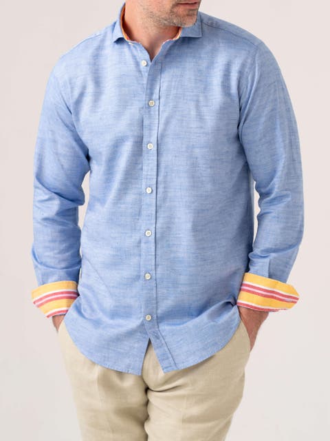 Cotton Linen Long Sleeve Shirt