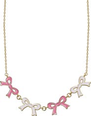 Lily Nily Kids' Flat Bow Link Necklace