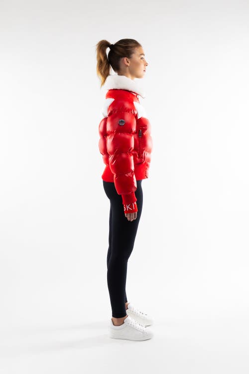 Malibu Ski Club Apres Slick Bomber In Red