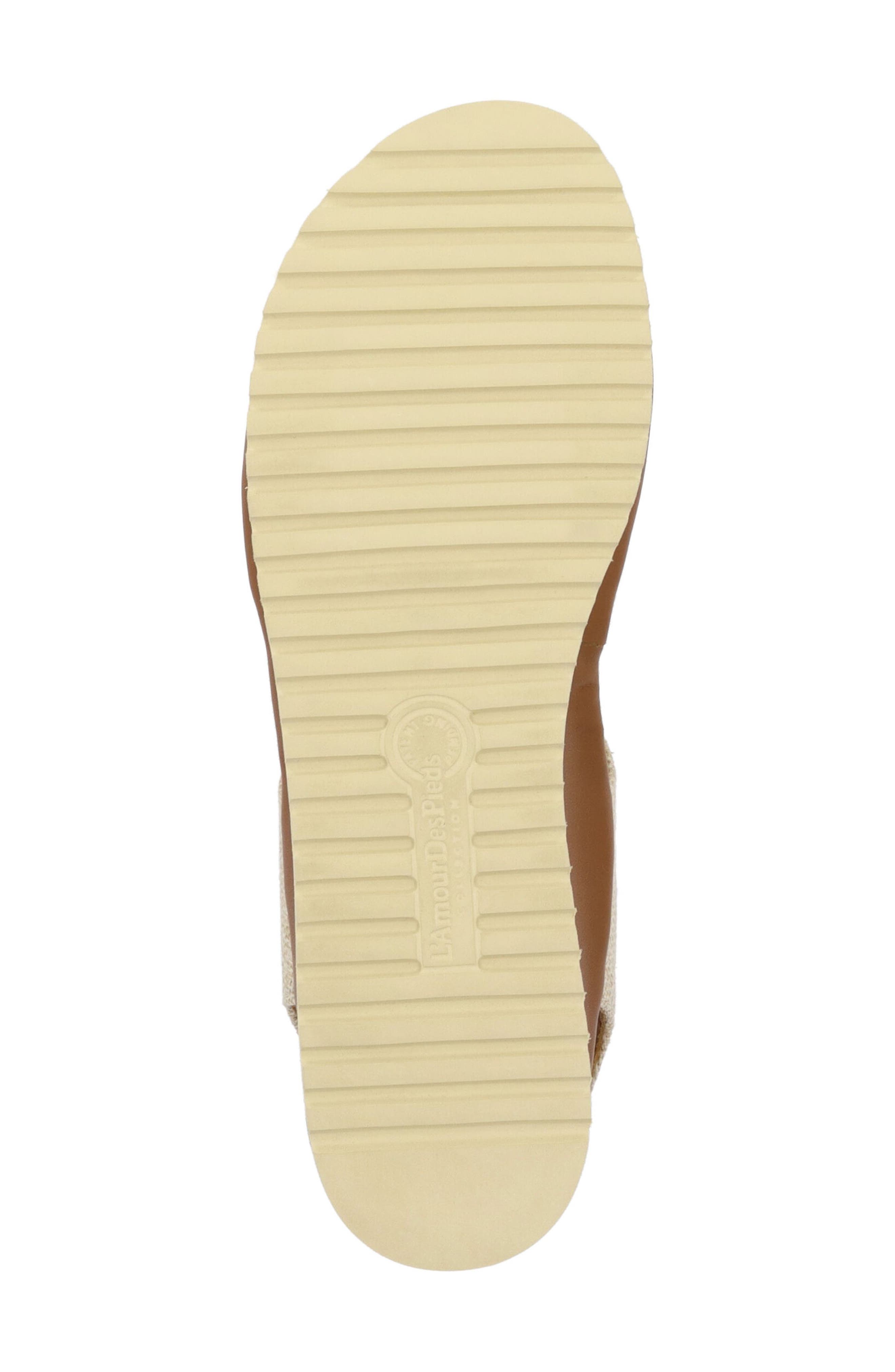 L'Amour des Pieds Azenor Ankle Strap Sandal, Alternate, color, Natural