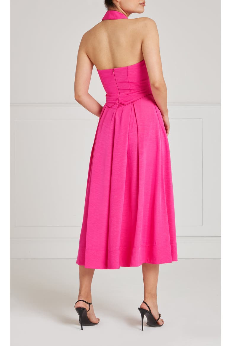 Elodie Halter Dress, Alternate, color, Fuchsia Pink