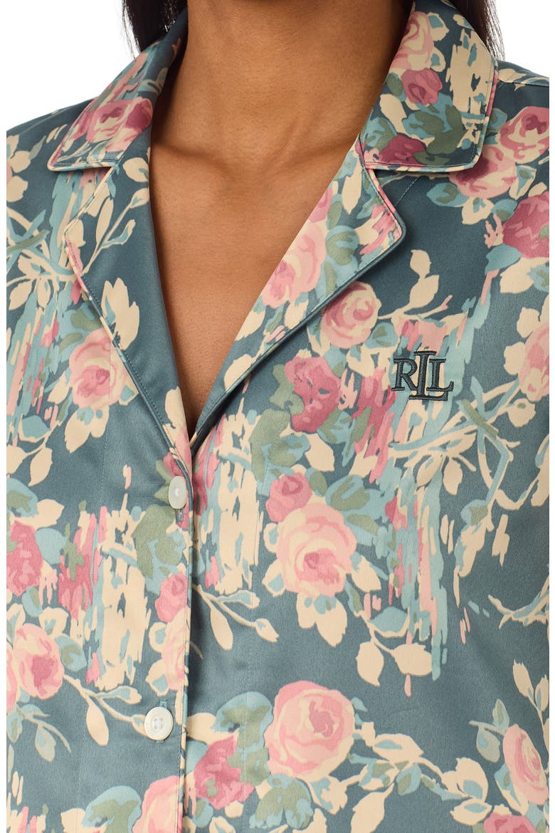 Print Pajamas, Alternate, color, SAGE FLORAL
