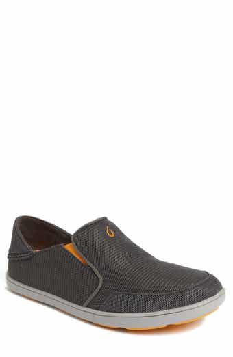 OluKai Lae ahi Lauhala Woven Leather Shoe Men Nordstrom