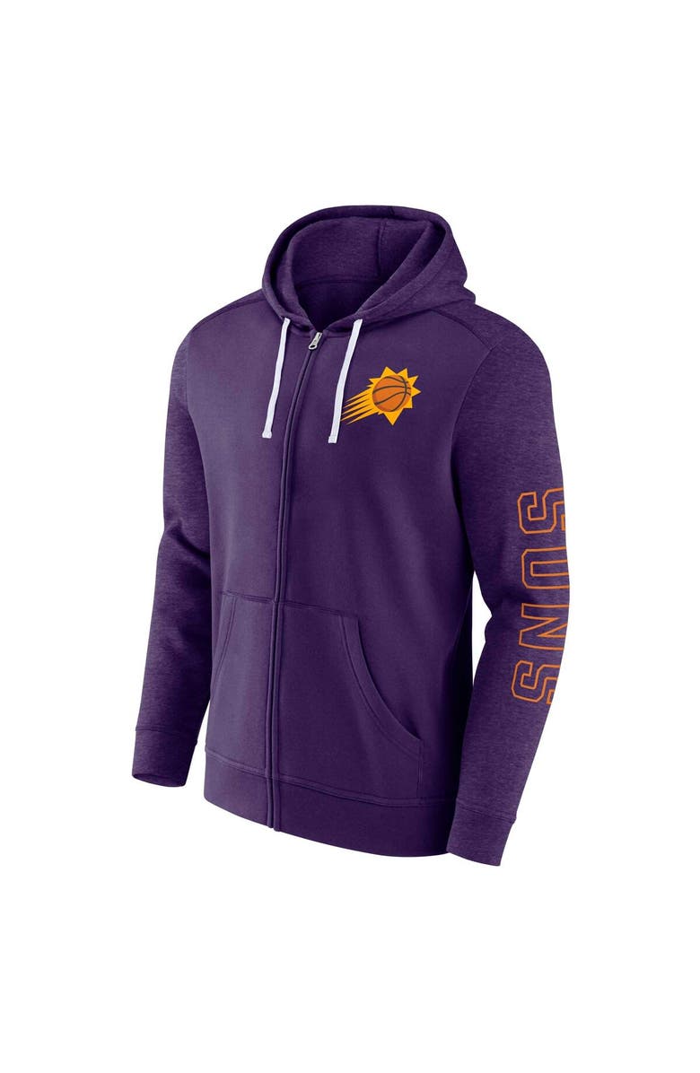 FANATICS Men's Fanatics Branded Purple Phoenix Suns Offensive Line Up Full-Zip Hoodie, Alternate, color, 
