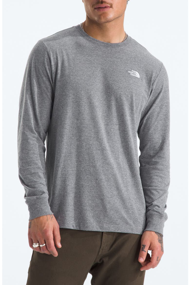 Evolutions Long Sleeve T-Shirt, Main, color, TNF MID GREY HEATHER